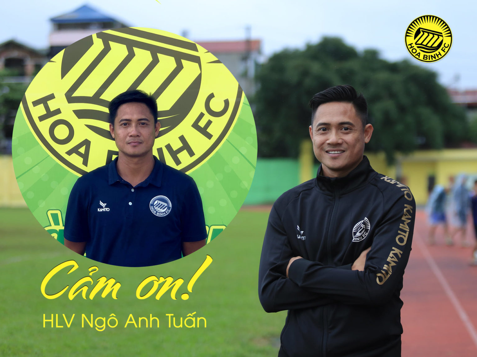 Hòa Bình FC chia tay HLV Ngô Anh Tuấn