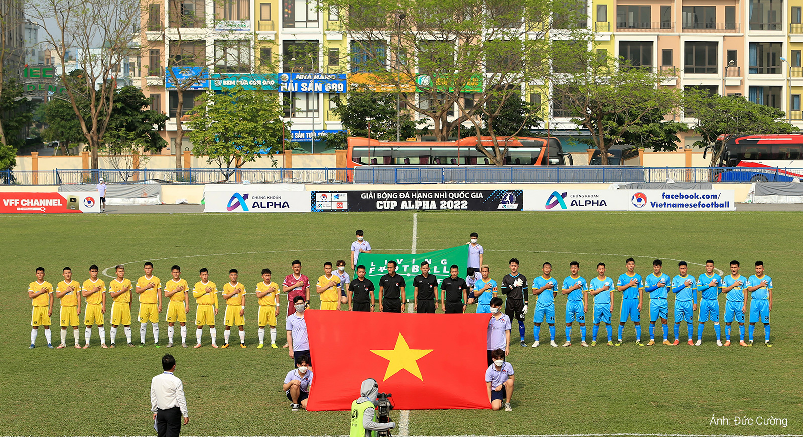 Hình ảnh trận Hòa Bình FC 0-1 Hải Nam Vĩnh Phúc 25.4.2022